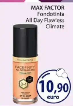 Acqua & Sapone MAX FACTOR Fondotinta All Day Flawless Climate offerta