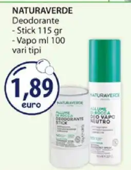 Acqua & Sapone NATURAVERDE Deodorante offerta