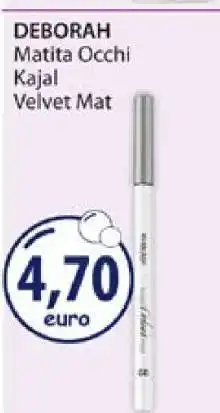 Acqua & Sapone DEBORAH Matita Occhi Kajal Velvet Mat offerta