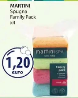 Acqua & Sapone MARTINI Spugna Family Pack x4 offerta