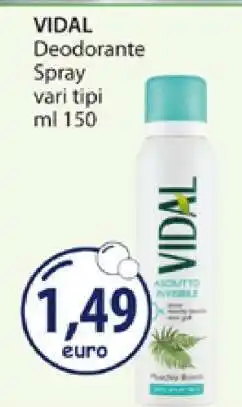 Acqua & Sapone VIDAL Deodorante Spray offerta