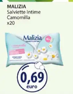 Acqua & Sapone MALIZIA Salviette Intime Camomilla x20 offerta