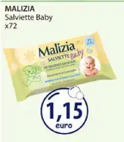 Acqua & Sapone MALIZIA Salviette Baby x72 offerta