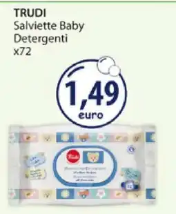 Acqua & Sapone TRUDI Salviette Baby Detergenti x72 offerta