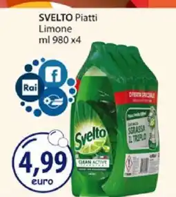 Acqua & Sapone SVELTO Piatti Limone offerta
