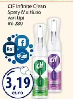 Acqua & Sapone CIF Infinite Clean Spray Multiuso offerta