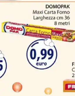 Acqua & Sapone DOMOPAK Maxi Carta Forno offerta