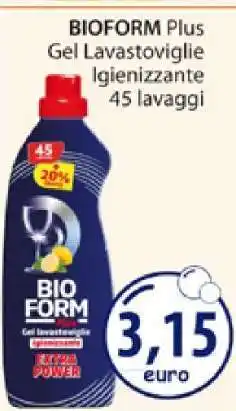 Acqua & Sapone BIOFORM Plus Gel Lavastoviglie Igienizzante offerta