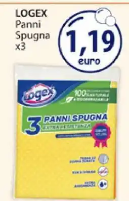 Acqua & Sapone LOGEX Panni Spugna x3 offerta