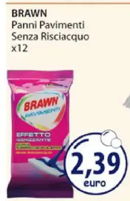 Acqua & Sapone BRAWN Panni Pavimenti Senza Risciacquo x12 offerta