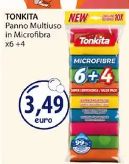 Acqua & Sapone TONKITA Panno Multiuso in Microfibra x6 +4 offerta