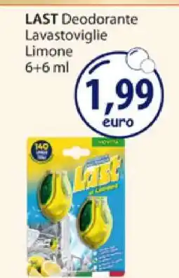 Acqua & Sapone LAST Deodorante Lavastoviglie Limone 6+6 ml offerta