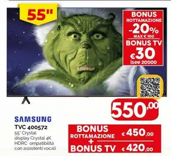 Orizzonte Samsung TVC 400572 55" offerta