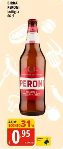 Tigros Birra PERONI offerta