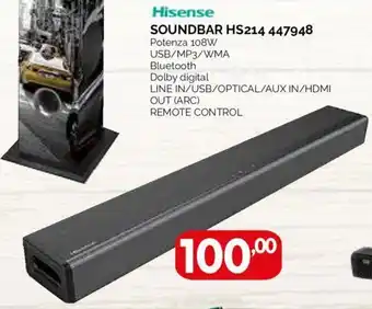 Orizzonte Hisense Soundbar HS214 447948 offerta