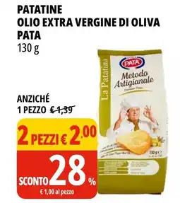 Tigros Patatine olio extra vergine di oliva PATA offerta