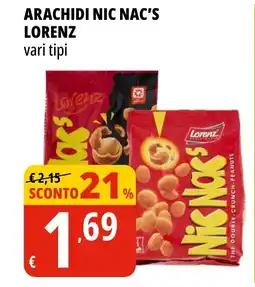 Tigros Arachidi nic nac's LORENZ offerta