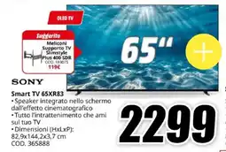 MediaWorld SONY Smart TV 65XR83 offerta