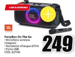 MediaWorld JBL PartyBox On The Go offerta