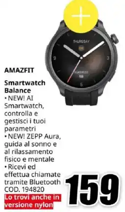 MediaWorld AMAZFIT Smartwatch Balance offerta