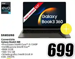 MediaWorld SAMSUNG Convertibile Galaxy Book3 360 offerta