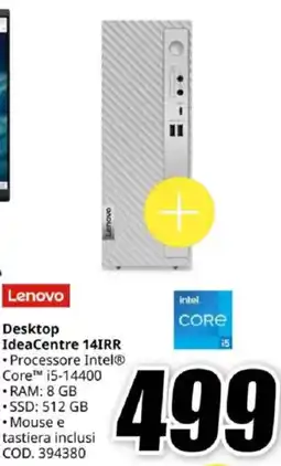 MediaWorld Lenovo Desktop IdeaCentre 14IRR offerta