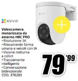 MediaWorld EZVIZ Videocamera motorizzata da esterno H8C PRO offerta