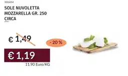 Prezzemolo e Vitale Sole nuvoletta mozzarella offerta