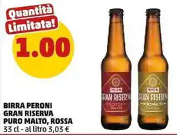 PENNY Birra PERONI gran riserva puro malto, rossa offerta