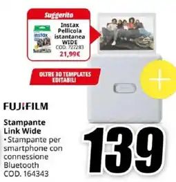 MediaWorld FUJIFILM Stampante Link Wide offerta