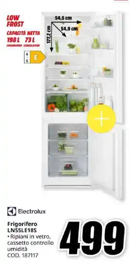 MediaWorld Electrolux Frigorifero LNS5LE18S offerta