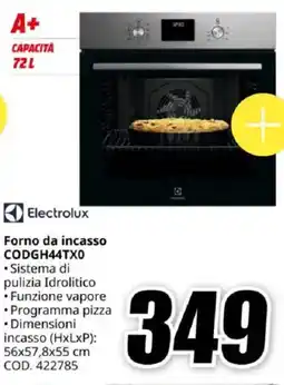 MediaWorld Electrolux Forno da incasso CODGH44TX0 offerta