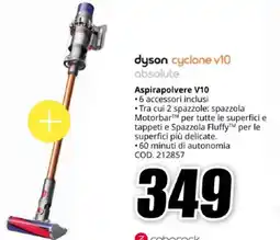 MediaWorld dyson cyclone v10 Aspirapolvere V10 offerta