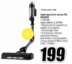 MediaWorld Rowenta Aspirapolvere senza fili RH2039 offerta