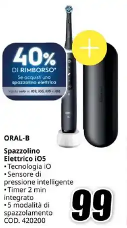 MediaWorld ORAL-B Spazzolino Elettrico iO5 offerta