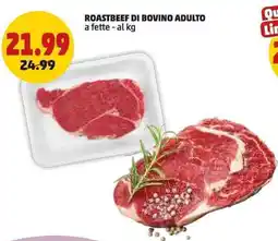 PENNY Roastbeef di bovino adulto a fette - al kg offerta