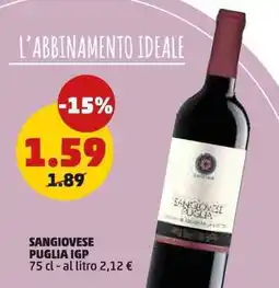 PENNY Sangiovese puglia igp offerta