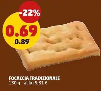 PENNY Focaccia tradizionale offerta