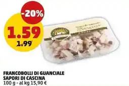 PENNY Francobolli di guanciale SAPORI DI CASCINA offerta