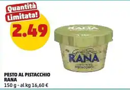 PENNY Pesto al pistacchio RANA offerta