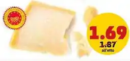 PENNY Grana padano dop stagionato 16 mesi all'etto offerta