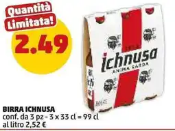 PENNY Birra ICHNUSA conf. da 3 pz offerta