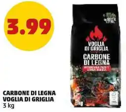 PENNY Carbone di legna voglia di griglia offerta