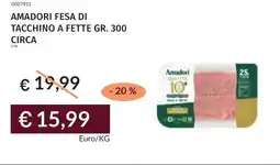 Prezzemolo e Vitale Amadori fesa di tacchino a fette offerta