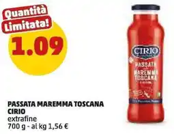 PENNY Passata maremma toscan CIRIO extrafine offerta
