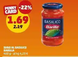 PENNY Sugo al basilico BARILLA offerta