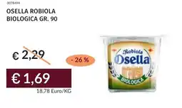 Prezzemolo e Vitale Osella robiola biologica offerta