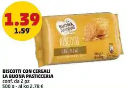 PENNY Biscotti con cereali LA BUONA PASTICCERIA conf. da 2 pz offerta