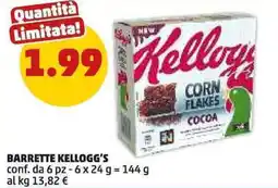 PENNY Barrette KELLOGG'S conf. da 6 pz offerta