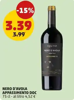 PENNY Nero d'avola appassimento doc offerta